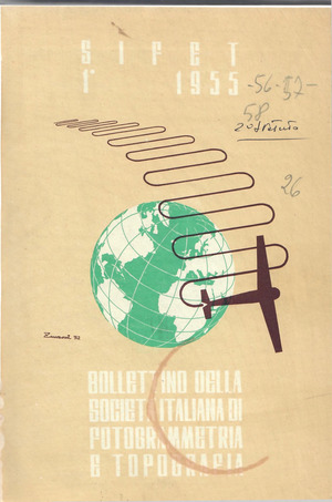Copertina edizione Bollettino SIFET n.1 Anno 1955