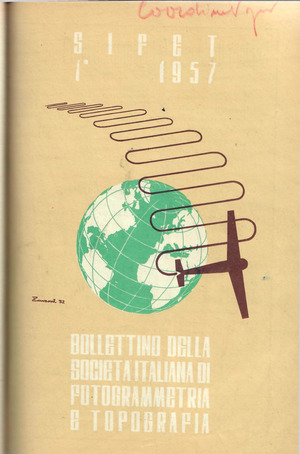Copertina edizione Bollettino SIFET n.1 Anno 1957