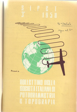 Copertina edizione Bollettino SIFET n.3 Anno 1958
