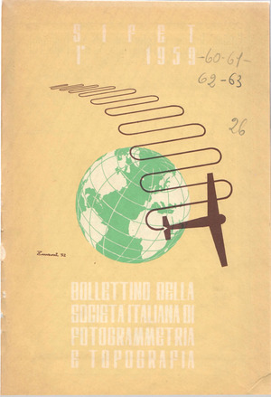 Copertina edizione Bollettino SIFET n.1 Anno 1959