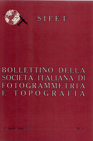 Copertina edizione Bollettino SIFET n.1 Anno 1964