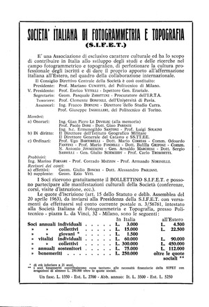 Copertina edizione Bollettino SIFET n.2 Anno 1967