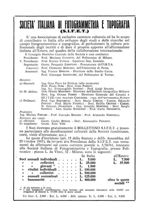 Copertina edizione Bollettino SIFET n.2 Anno 1968